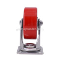 Swivel 5 Inch Red Wheel Caster